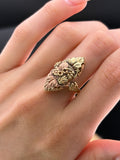 Antique 10K Black Hills Gold Ring