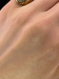 Antique 14K& Enamel Monogrammed Ring