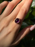 Antique 15K & Amethyst Ring