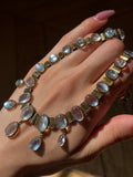 Antique 14K & Moonstone Necklace