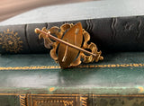 Antique 15K & Opal Brooch