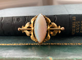 Antique 15K & Opal Brooch