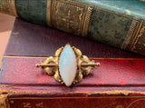 Antique 15K & Opal Brooch