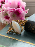 Antique 15K & Opal Brooch