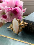 Antique 15K & Opal Brooch