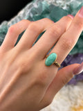14K & Amazonite Conversion Ring