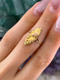 Antique French Art Nouveau 14K & Gold Filled Conversion Ring