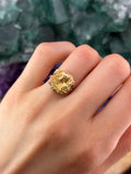 Antique French Art Nouveau 14K & Gold Filled Conversion Ring