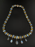 Antique 14K & Moonstone Necklace