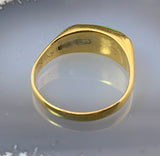 Vintage 18K & Jade Ring