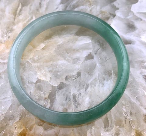 Estate Jade Bangle Bracelet