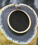 SOLD Antique 18K & Floral Micro Mosaic Pendant
