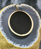 SOLD Antique 18K & Floral Micro Mosaic Pendant
