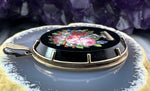 SOLD Antique 18K & Floral Micro Mosaic Pendant