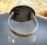 Antique 14K, Silver & Micro-Mosaic Colosseum Conversion Ring