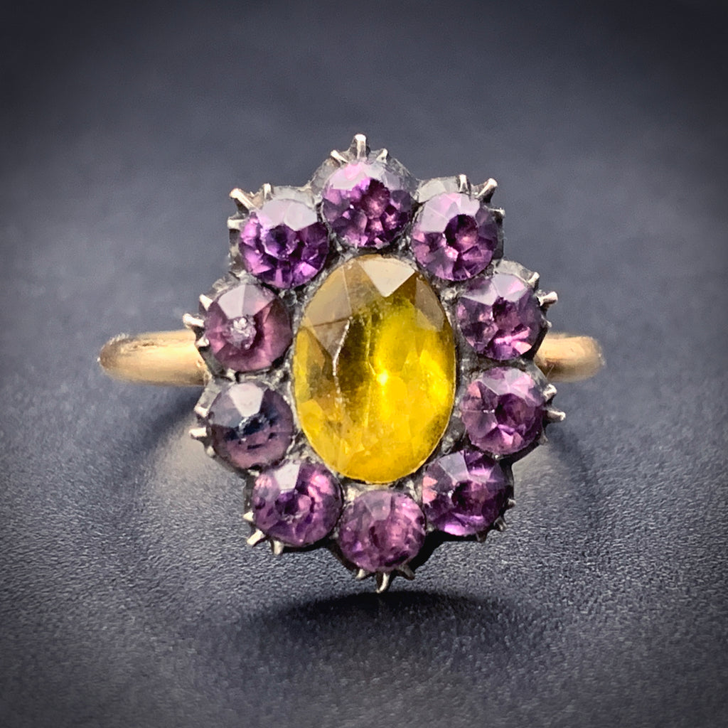 Amethyst and Topaz Ring – Shuga Snap Jewelry