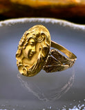 Antique Art Nouveau 14K & 10K Conversion Ring