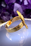 SOLD Antique Art Nouveau 18K & 14K Gold Poppy Conversion Ring