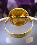 SOLD Antique Art Nouveau 18K & 14K Gold Poppy Conversion Ring