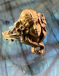 Antique Art Nouveau 14K Gold Conversion Ring
