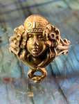 Antique Art Nouveau 14K Gold Conversion Ring