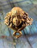 Antique Art Nouveau 14K Gold Conversion Ring