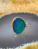 14K & Boulder Opal Conversion Ring