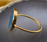 14K & Boulder Opal Conversion Ring