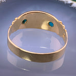 Antique 18K, Turquoise & Pearl Ring
