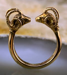 Koven Kreation 14K Kissing Ram Ring