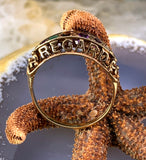 Vintage English 9K & Multi-Stone Regard  Acrostic Ring