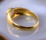 Antique 18K & Star Sapphire Ring