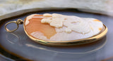 Antique 14K Modified Cameo Pendant