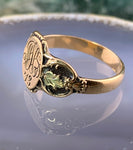 Antique American 14K Monogrammed Ring