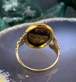 Antique 14K Gold Monogrammed Conversion Ring