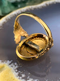 Antique 14K Gold Monogrammed Conversion Ring