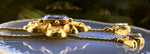 Antique 18K, Topaz & Spinel Slide Necklace