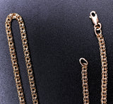 Antique 18K, Topaz & Spinel Slide Necklace