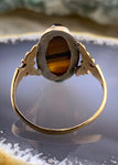 14K & Tigers Eye Conversion Ring