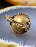 Antique 18K, 14K, Diamond & Turquoise Conversion Ring