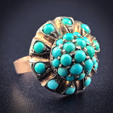 Antique 10K & Persian Turquoise Ring