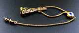 Antique 15K & Enamel Watch Chain Fob