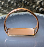 Antique 14K & Shell Cameo Stag Conversion Ring