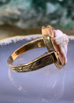 Antique 18K, 14K & Carved Cameo Conversion Ring