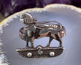 Koven Kreation Silver Egyptian Revival Replica Ring