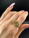 Antique Art Nouveau 14K Conversion Ring