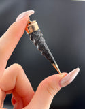 SOLD Antique 9K Dik-Dik Horn Pendant/Charm