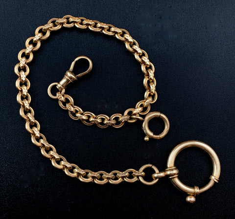 Antique 14K Gold Watch Chain