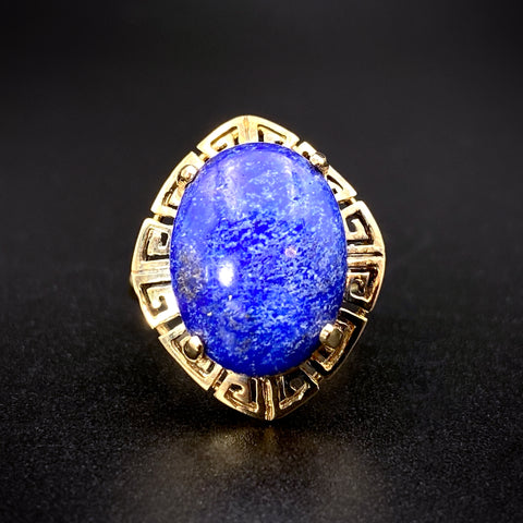14K & Lapis Lazuli Conversion Ring