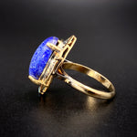 14K & Lapis Lazuli Conversion Ring